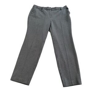 Houndstooth Straight Leg Sung Alfred Sung Dress Pant Trousers Size 16